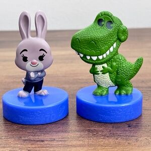 DISNEYLAND 70TH McDonald's Happy Meal Toys JUDY HOPPS REX Toy Story Figures #34